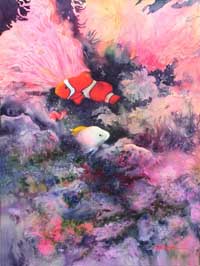 Clowning Underwater scene 1